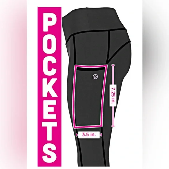 Pop fit bike shorts in magenta size 2X - Picture 5 of 5